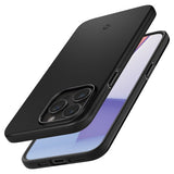 Spigen iPhone 15 Pro Max Thin Fit -suojakuori, musta