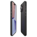 Spigen iPhone 15 Pro Max Thin Fit -suojakuori, musta