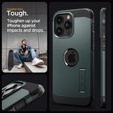 Spigen iPhone 15 Pro Max Kuori Tough Armor MagFit Abyss Green
