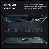 Spigen iPhone 15 Pro Max Kuori Tough Armor MagFit Abyss Green