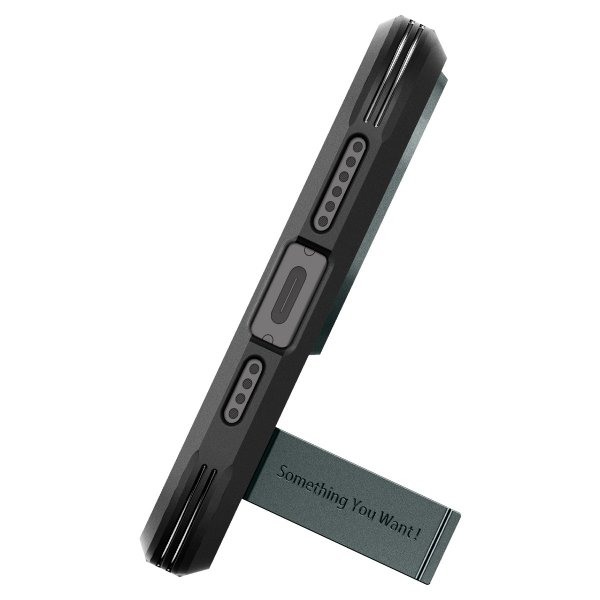 Spigen iPhone 15 Pro Max Kuori Tough Armor MagFit Abyss Green