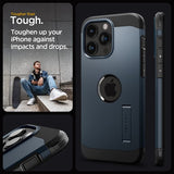 Spigen iPhone 15 Pro Max Suojakuori Tough Armor MagFit Metal Slate