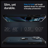 Spigen iPhone 15 Pro Max Suojakuori Tough Armor MagFit Metal Slate
