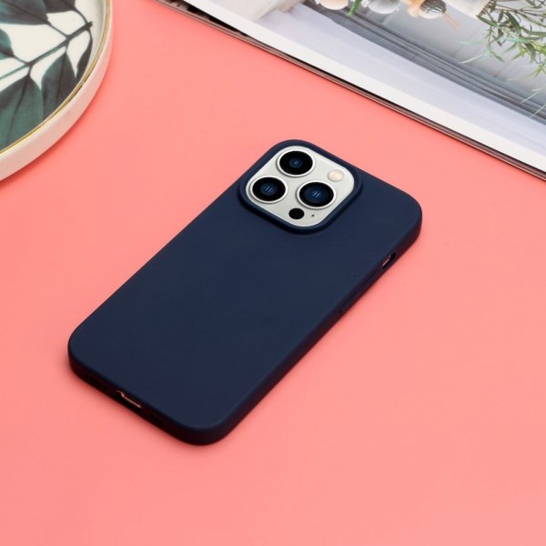 iPhone 15 Pro Max Kuori TPU Tummansininen
