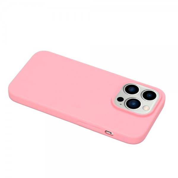 iPhone 15 Pro Max Suojakuori TPU Vaaleanpunainen