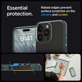 Spigen iPhone 15 Pro Max -suojakuori Ultra Hybrid Abyss Green