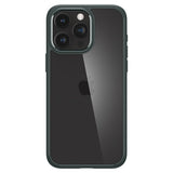 Spigen iPhone 15 Pro Max -suojakuori Ultra Hybrid Abyss Green