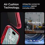 Spigen iPhone 15 Pro Max Kuori Ultra Hybrid Deep Red