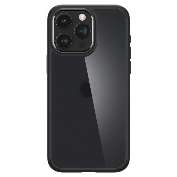 Spigen iPhone 15 Pro Max -suojakuori, Ultra Hybrid Frost Black
