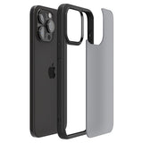 Spigen iPhone 15 Pro Max -suojakuori, Ultra Hybrid Frost Black