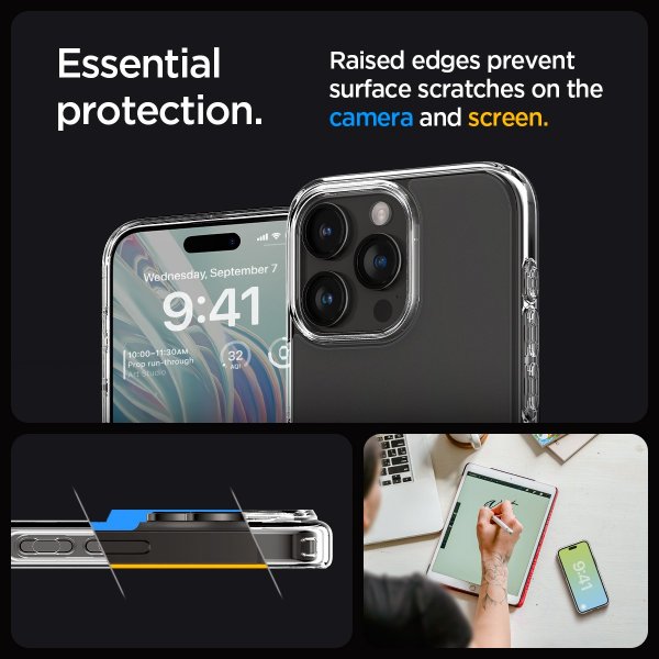 Spigen iPhone 15 Pro Max Kuori Ultra Hybrid Frost Clear
