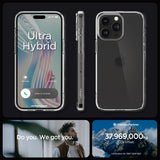 Spigen iPhone 15 Pro Max Kuori Ultra Hybrid Frost Clear
