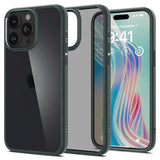 Spigen iPhone 15 Pro Max -suojakuori Ultra Hybrid Frost Green