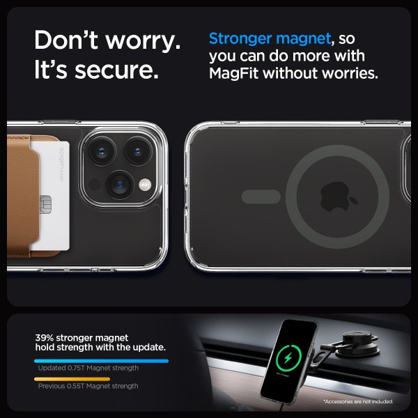 Spigen iPhone 15 Pro Max Kuori Ultra Hybrid MagFit Graphite