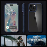 Spigen iPhone 15 Pro Max Kuori Ultra Hybrid Navy Blue