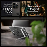 Spigen iPhone 15 Pro Max Kuori Ultra Hybrid S MagFit Graphite