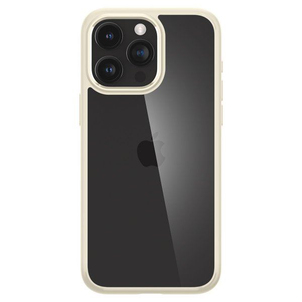 Spigen iPhone 15 Pro Max -suojakuori, Ultra Hybrid Mute Beige