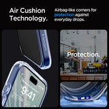 Spigen iPhone 15 Pro Max -suojakuori, Ultra Hybrid Sky Crystal