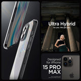 Spigen iPhone 15 Pro Max Kuori Ultra Hybrid Space Crystal