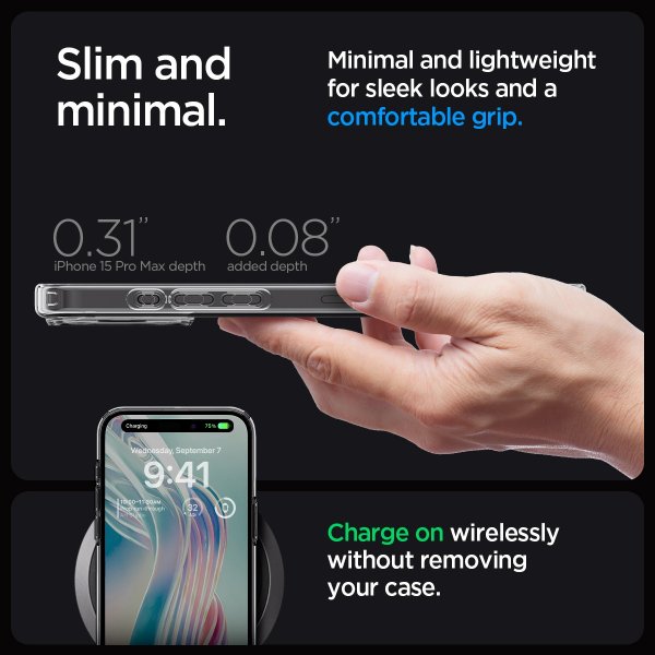 Spigen iPhone 15 Pro Max Kuori Ultra Hybrid Space Crystal