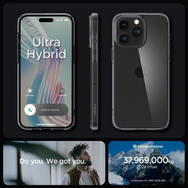 Spigen iPhone 15 Pro Max Kuori Ultra Hybrid Space Crystal