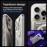 Spigen iPhone 15 Pro Max Kuori Ultra Hybrid Zero One MagFit Natural Titanium