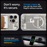 Spigen iPhone 15 Pro Max Kuori Ultra Hybrid Zero One MagFit Natural Titanium