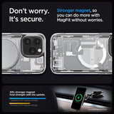 Spigen iPhone 15 Pro Max Kuori Ultra Hybrid Zero One MagFit Valkoinen