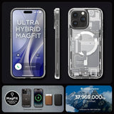 Spigen iPhone 15 Pro Max Kuori Ultra Hybrid Zero One MagFit Valkoinen