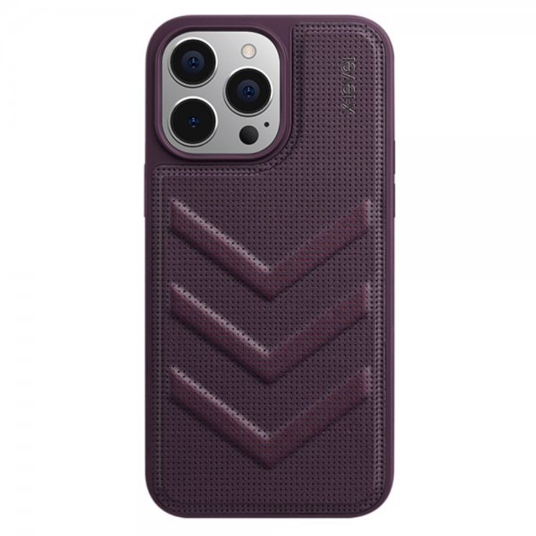 X-Level iPhone 15 Pro Max Kuori V-shape Violetti
