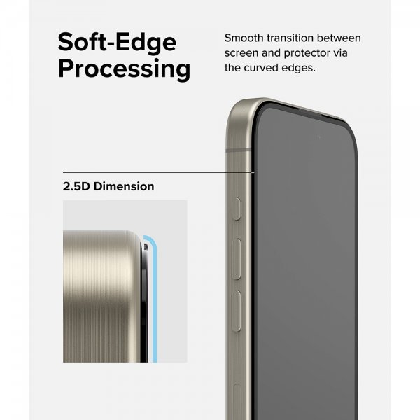 Ringke iPhone 15 Pro Max Näytönsuoja Easy Slide 2 kpl