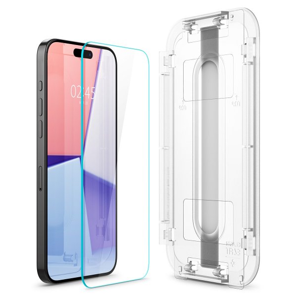 Spigen iPhone 15 Pro Max Näytönsuoja GLAS.tR EZ Fit 2-pakkaus