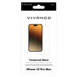 Vivanco iPhone 15 Pro Max -näytönsuoja karkaistua lasia