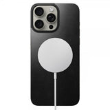 Nomad iPhone 15 Pro Max Skin Magnetic nahkainen takakansi Horween Musta