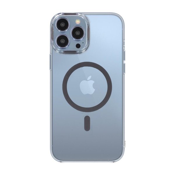 iPhone 15 Pro Max Kuori TPU MagSafe Harmaa