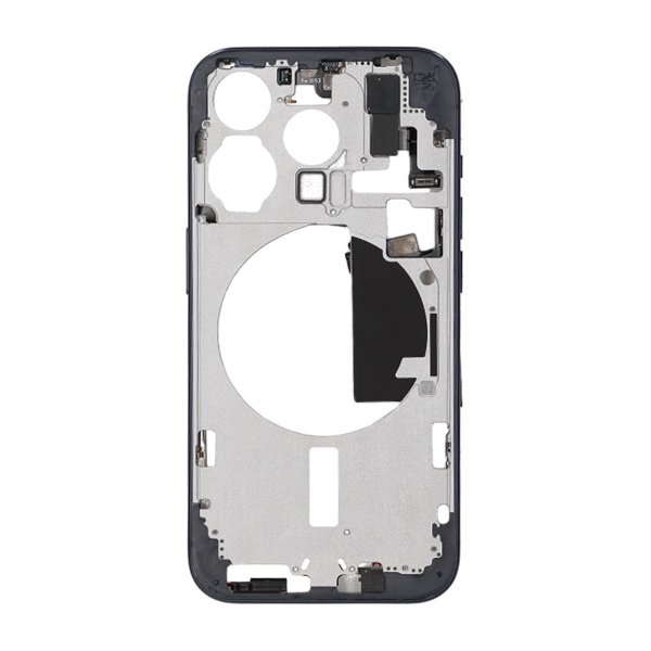 iPhone 15 Pro Keskirunko pienosilla OEM - Sininen titaani