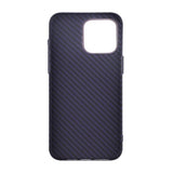 iPhone 15 Pro Kuori Hiilikuitukuvio Violetti