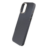 iPhone 15 Pro Hiilikuitukuvioitu Kuori Musta