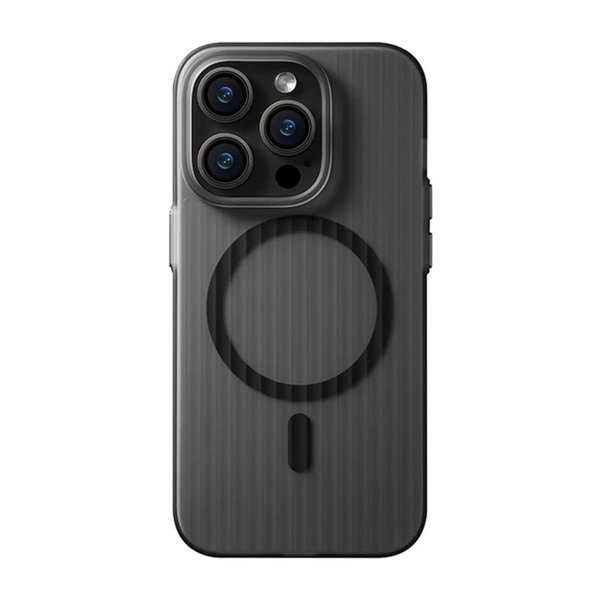 iPhone 15 Pro Kuori Rypytetty MagSafe Musta