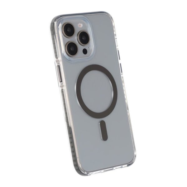 iPhone 15 Pro Kuori Iskun- ja iskunkestävä MagSafe Harmaa