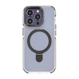 iPhone 15 Pro MagSafe-suojakuori, taitettava jalusta, musta