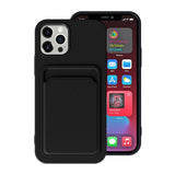 iPhone 15 Pro Kuori Korttipidike Musta