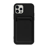 iPhone 15 Pro Kuori Korttipidike Musta