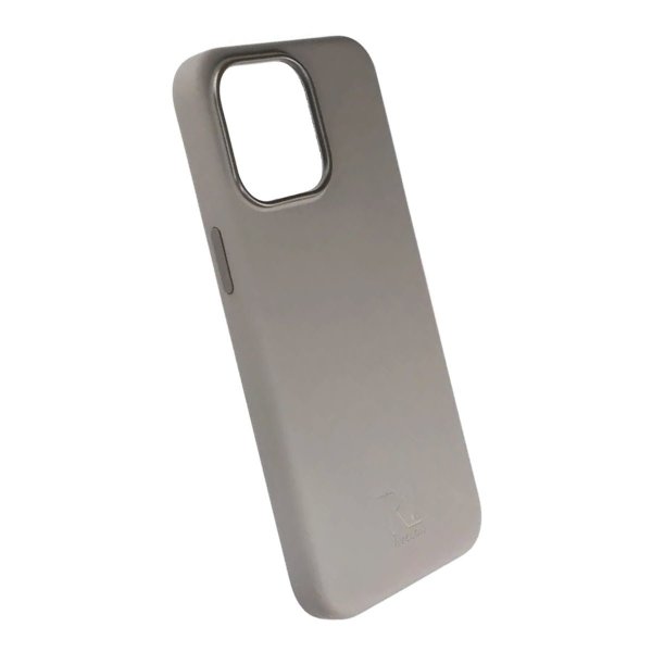 Rvelon iPhone 15 Pro Silikonikuori Harmaa