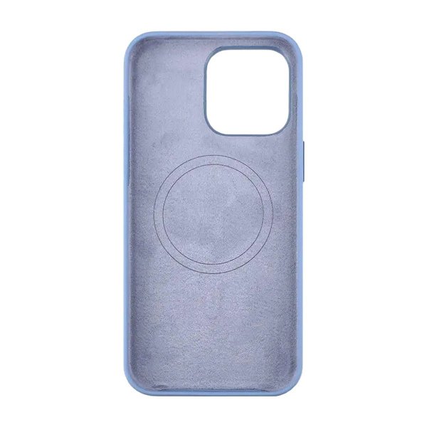 Rvelon iPhone 15 Pro Silikonikuori MagSafella, sininen