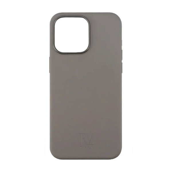 Rvelon iPhone 15 Pro Silikonikuori MagSafe Harmaa