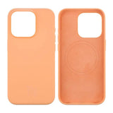 Rvelon iPhone 15 Pro Kuori Silikoni MagSafe Keltainen