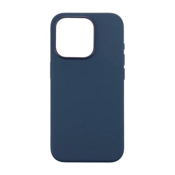 Rvelon iPhone 15 Pro Kuori Silikoni MagSafe Tummansininen