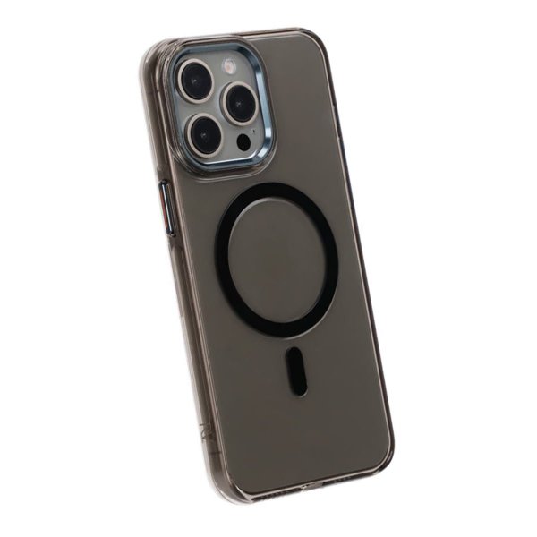 Rvelon iPhone 15 Pro -suojakuori, TPU, MagSafe, musta