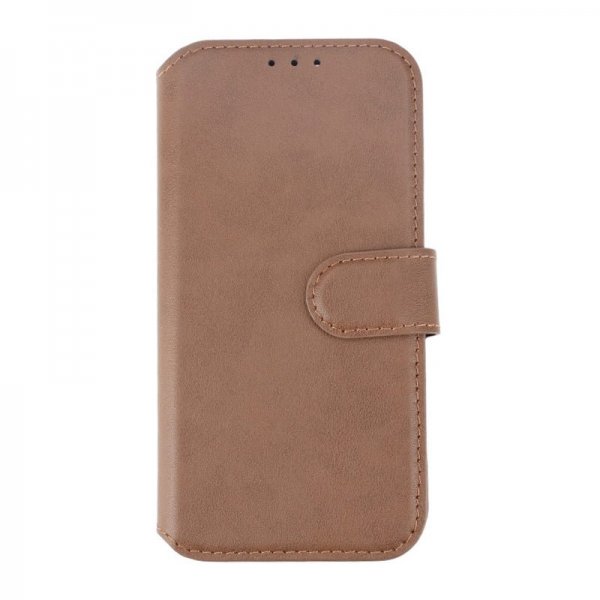 Rvelon iPhone 15 Pro Kotelo, Aitoa Nahkaa, Ruskea